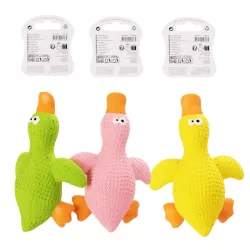 Piszcząca Kaczka zabawka dla psa 18cm do rzucania i gryzienia - 8719138148264