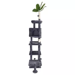 Drapak-drzewko dla kota z domkiem i platformami, wys. 190cm - 8719138148882