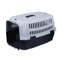 Transporter dla psa i kota M, 58x38,7x33cm, czarno-szary - 8719138025749