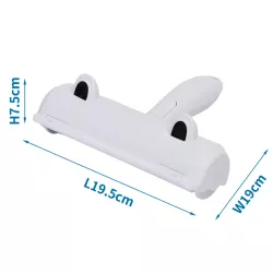 Rolka do usuwania sierści zwierząt, składana, 19,5cm - 8719138147342