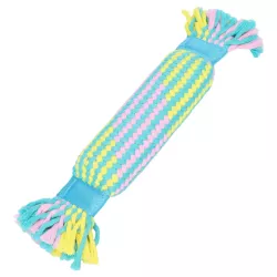 Zabawka z liny dla psa w kształcie cukierka trwała 24x5x3cm - 8719138147892