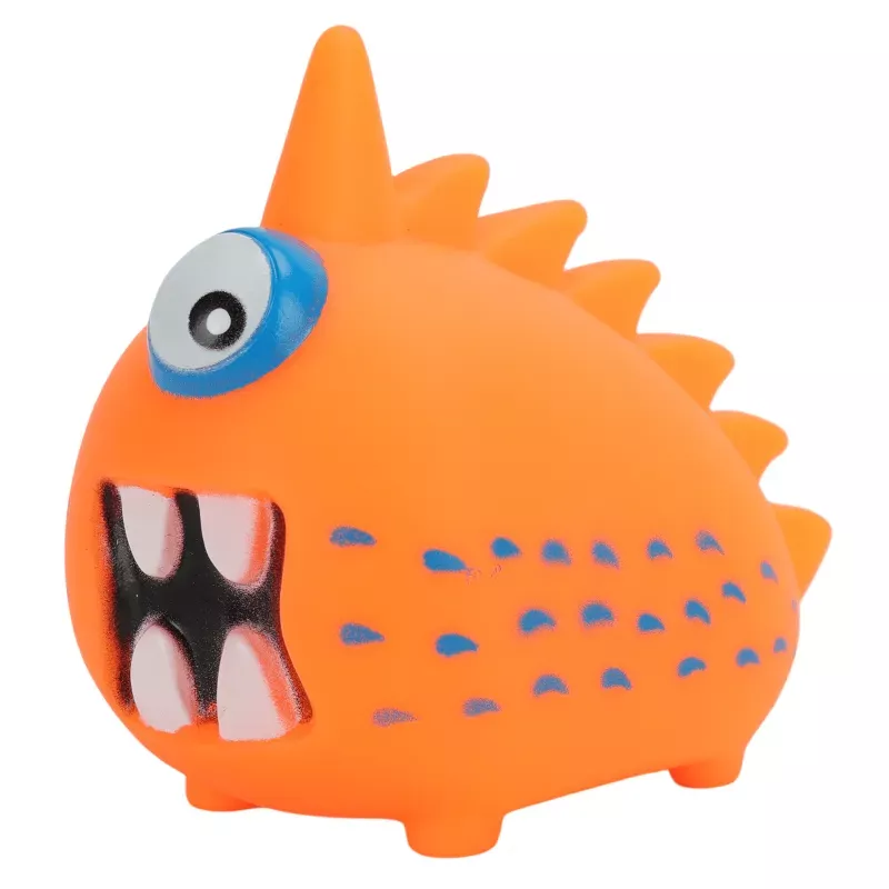 Piszcząca zabawka winylowa dla psa, Potwór Jednooki, 10cm - 8719138148189