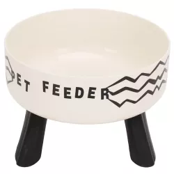 Ceramiczna miska podniesiona dla kota i psa, D14cm - 8719138148899