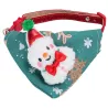 Bandana świąteczna dla psa i kota z Mikołajem, L23-40cm - 8719138144655