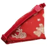 Bandana świąteczna dla psa i kota z Mikołajem, L23-40cm - 8719138144655