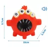 Piszcząca zabawka winylowa dla psa, Potworek Czterooki, 10cm - 8719138148165