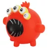 Piszcząca zabawka winylowa dla psa, Potworek Czterooki, 10cm - 8719138148165