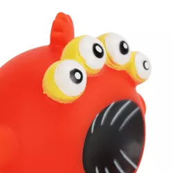 Piszcząca zabawka winylowa dla psa, Potworek Czterooki, 10cm - 8719138148165