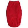 Sweter dla psa z golfem, tkana tekstura 3D, rozmiar S - 8719138141999