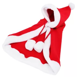 Świąteczna peleryna dla psa z kapturem, rozmiar XL - 8719138144716