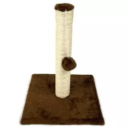 Klasyczny drapak dla kota z sizalową liną i piłeczkami – 39 cm - 8719138196647