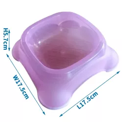 Miska plastikowa dla psa i kota na nóżkach 17,5cm - 8719138000685