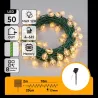 Solarna girlanda LED, bąbelkowe kulki, ciepła biel - 8433325300968