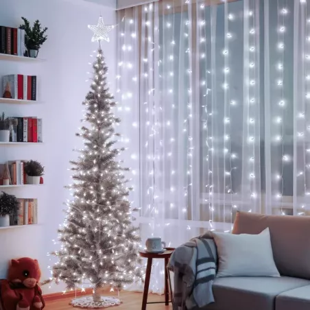 Kurtyna świetlna LED na baterie 3xAA, 156 LED - 8433325353148