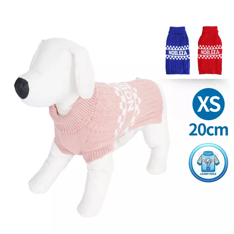 Sweter z golfem dla psa i kota - rozmiar XS (20cm) - 8719138141807