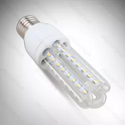 Żarówka LED U-kształtna 3U E27 12W, zimna biel 6500K, 1180lm - 8433325176068