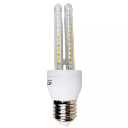 Żarówka LED U-kształtna 2U E27 8W, ciepła biel 3000K, 730lm - 8433325176105