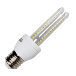 Żarówka LED U-kształtna 2U E27 8W, ciepła biel 3000K, 730lm - 8433325176105