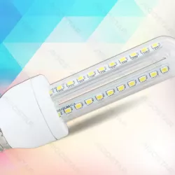 Żarówka LED U-kształtna 2U E27 8W, ciepła biel 3000K, 730lm - 8433325176105
