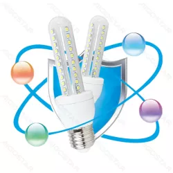 Żarówka LED U-kształtna 2U E27 8W, ciepła biel 3000K, 730lm - 8433325176105
