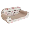 Kartonowy drapak dla kota - sofa, z kocimiętką - 8719138026470