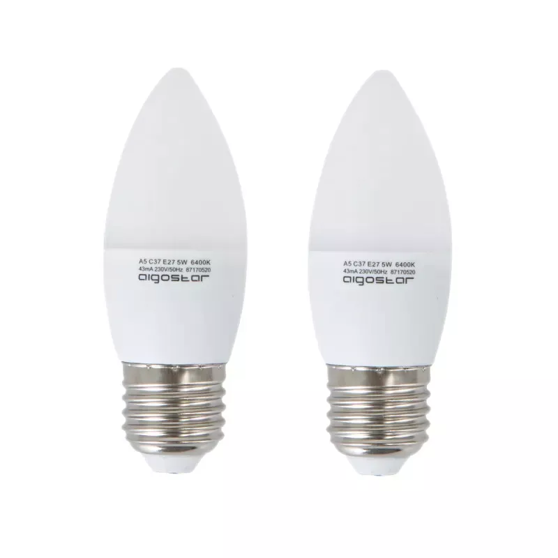 LED C37 E27 3W 2 szt. - 8433325183790