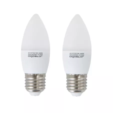 LED C37 E27 3W 2 szt. - 8433325183790