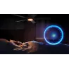 Wentylator sufitowy z oświetleniem LED 52 cale 5 łopatek czarny - 8433325409081