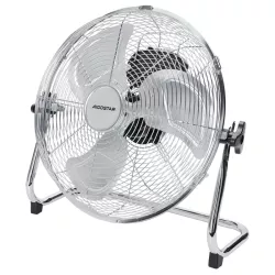 Wentylator podłogowy przemysłowy 14 cali 3 łopatki chrom 60W - 8433325199470