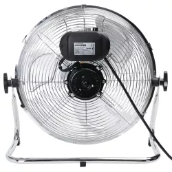 Wentylator podłogowy przemysłowy 14 cali 3 łopatki chrom 60W - 8433325199470