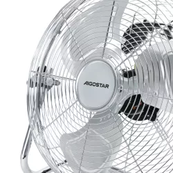 Wentylator podłogowy przemysłowy 14 cali 3 łopatki chrom 60W - 8433325199470