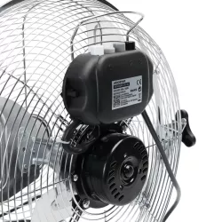 Wentylator podłogowy przemysłowy 14 cali 3 łopatki chrom 60W - 8433325199470