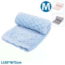 Koc polarowy dla zwierząt 100x75cm Złoty Żółw - 8719138142972