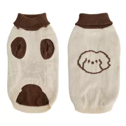 Stylowy sweter z golfem dla psa - 8719138141791