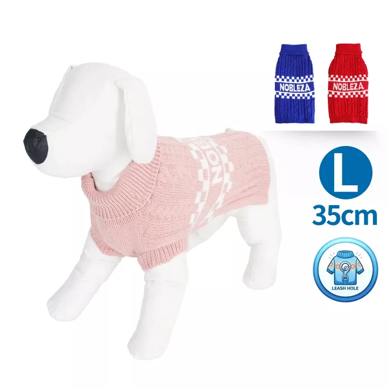 Stylowy sweter z golfem dla psa - 8719138141838