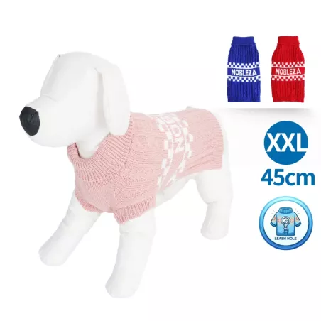 Stylowy sweter z golfem dla psa - 8719138141852