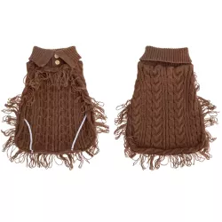 Stylowy sweter z golfem dla psa - 8719138141883