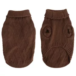 Stylowy sweter z golfem dla psa - 8719138142026