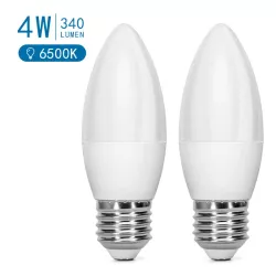 LED C37 E27 4W 2 szt. - 8433325183806