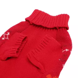Świąteczny sweter z golfem dla psa - 8719138144570