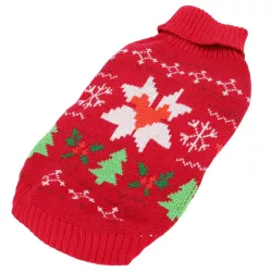 Świąteczny sweter z golfem dla psa - 8719138144594
