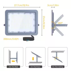 LED Światło strumieniowe z ultracienką soczewką  100W - 8433325213350