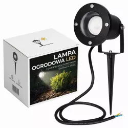 Lampa Ogrodowa Reflektor Wbijany GU10 Do Ogrodu z przewodem IP65-5903002033708