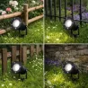 Lampa Ogrodowa Reflektor Wbijany GU10 Do Ogrodu z przewodem IP65-5903002033708