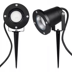 Lampa Ogrodowa Reflektor Wbijany GU10 Do Ogrodu z przewodem IP65-5903002033708