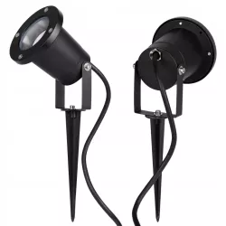 Lampa Ogrodowa Reflektor Wbijany GU10 Do Ogrodu z przewodem IP65-5903002033708