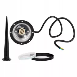Lampa Ogrodowa Reflektor Wbijany GU10 Do Ogrodu z przewodem IP65-5903002033708