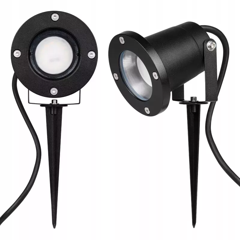 2x Lampa Ogrodowa Reflektor Wbijany GU10 Do Ogrodu z przewodem IP54-5908263383500