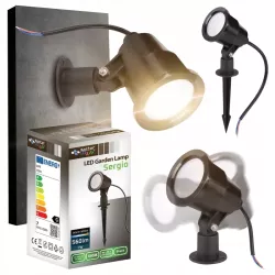 Reflektor ogrodowy LED lampka lampa wbijana do ogrodu SERGIO 7W IP65 4000K-5904703006244