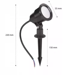 4x Lampa Ogrodowa LED WBIJANA Do Ogrodu Reflektor 4500K IP65 SZPIKULEC-5904703006251